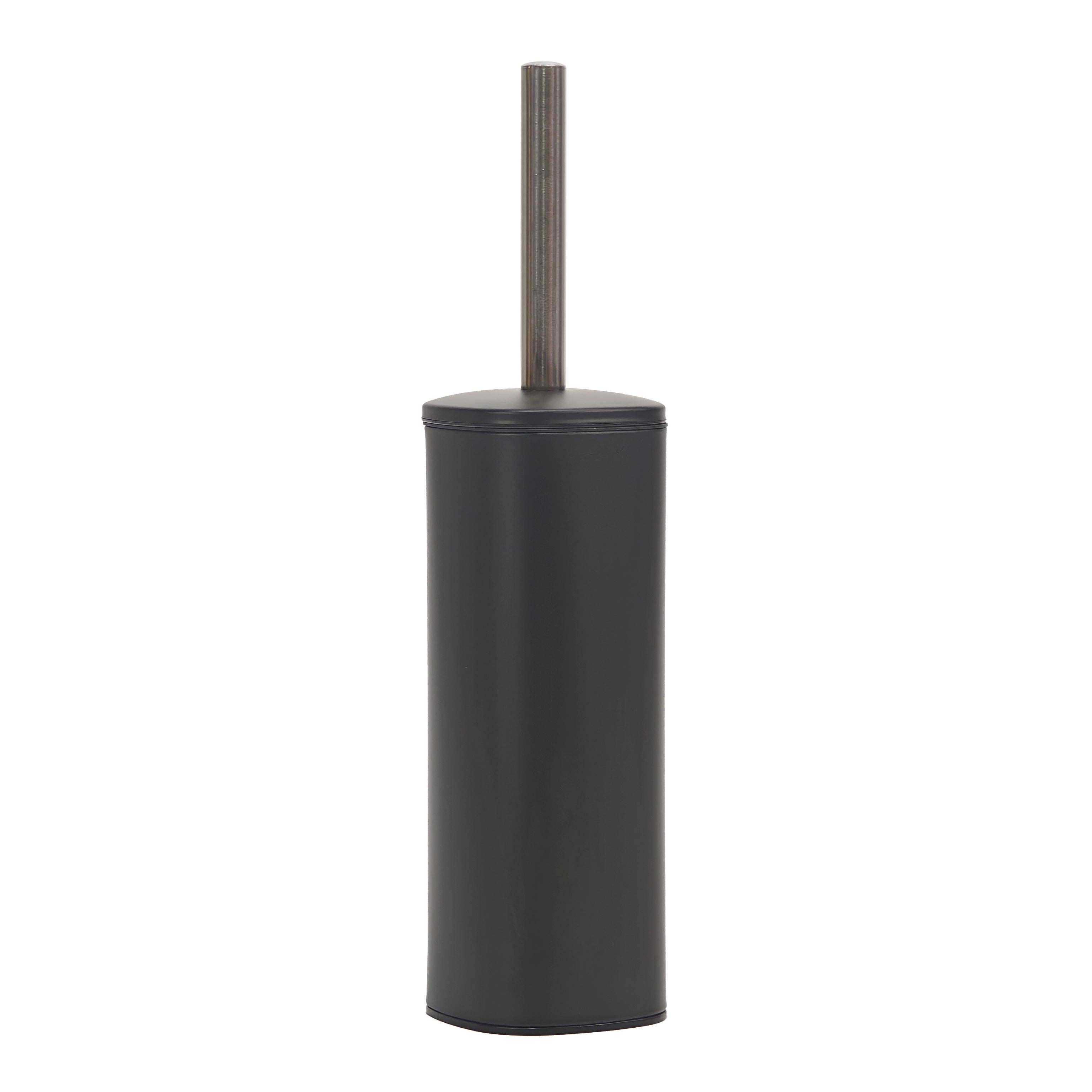 VESTIAMO CASA - Portascopino Nero opaco h39 diametro 9,5 cm